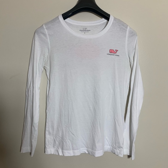 Vineyard vines Small white logo tee thin whale - Picture 2 of 3